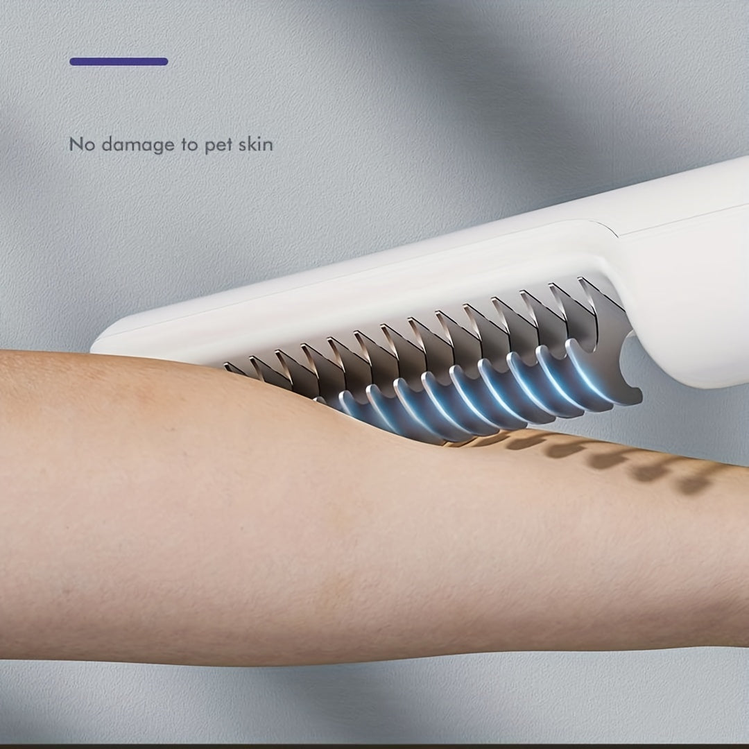 1pc Premium Pet Grooming Comb - Effortless Detangling & Undercoat Reduction - Safe for Sensitive Skin, Dogs & Cats - Promotes Healthy Coat - Ideal for Daily Grooming