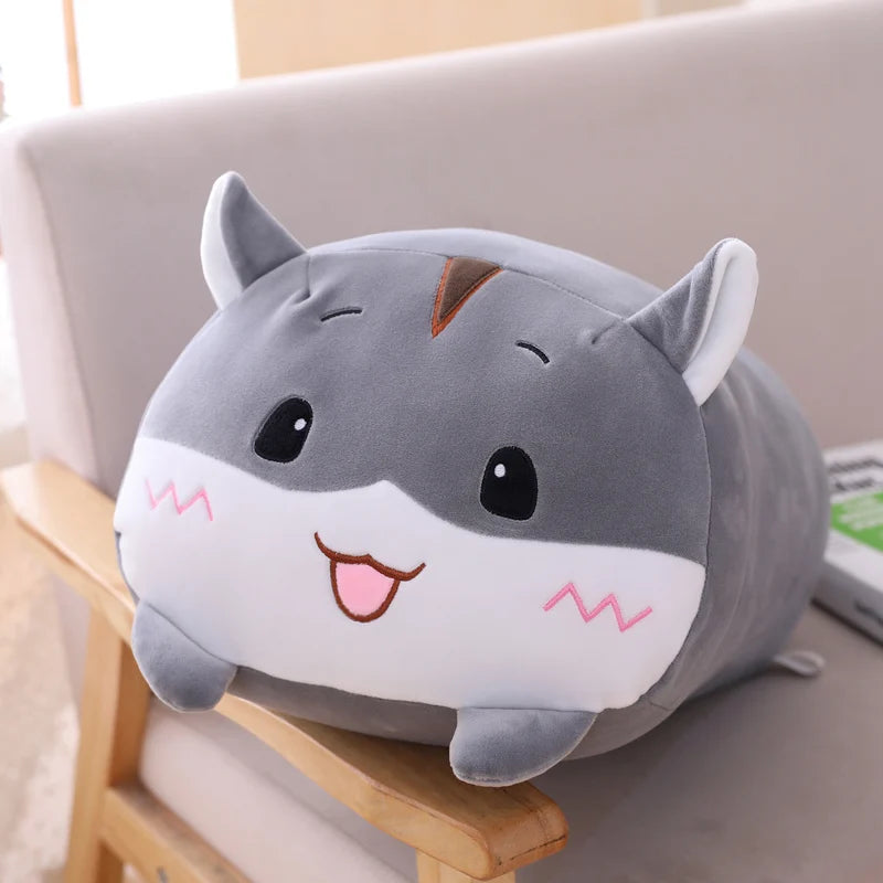20cm Kawaii Animal Dinosaur Pig Cat Bear Plush Toy Soft Panda Hamster Elephant Deer Stuffed Doll Pillow Birthday Gift