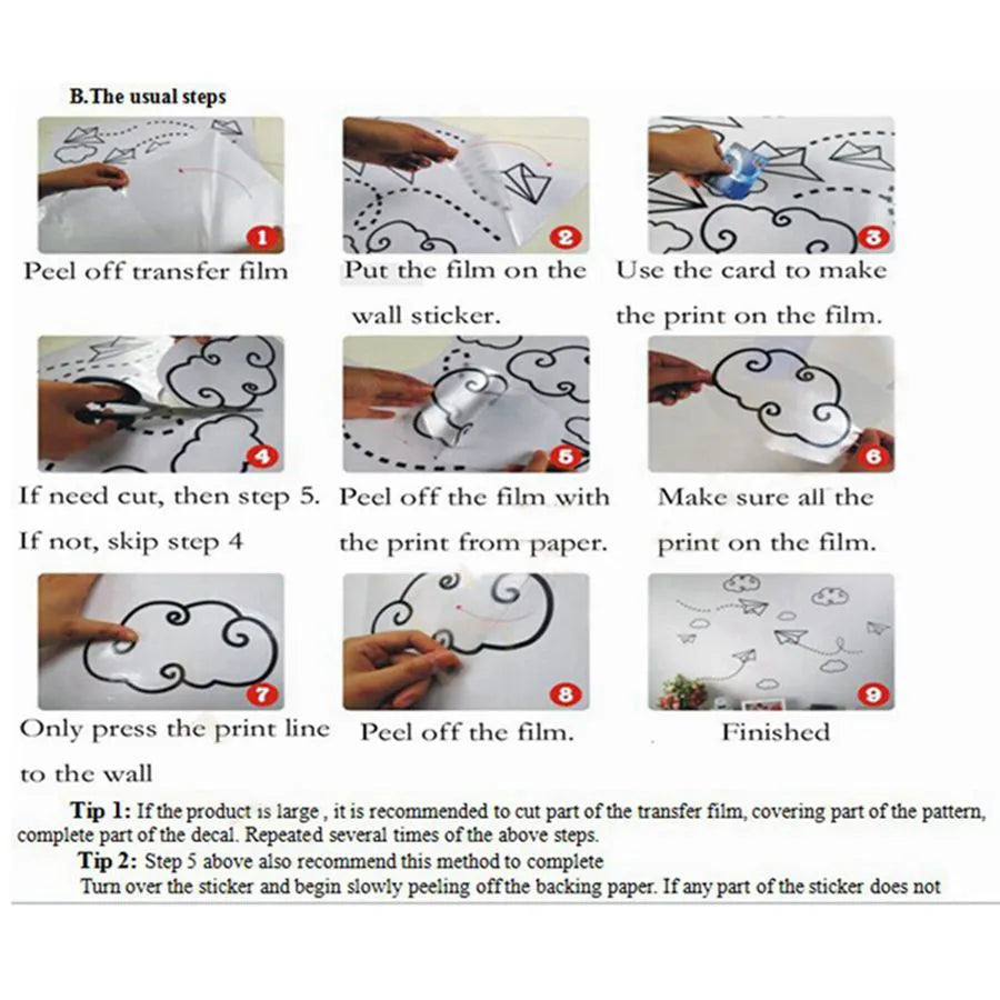 Large size abstract horse pattern waterproof vinyl art horse mural wall decal stickers wall decoration free shipping - Giftcare