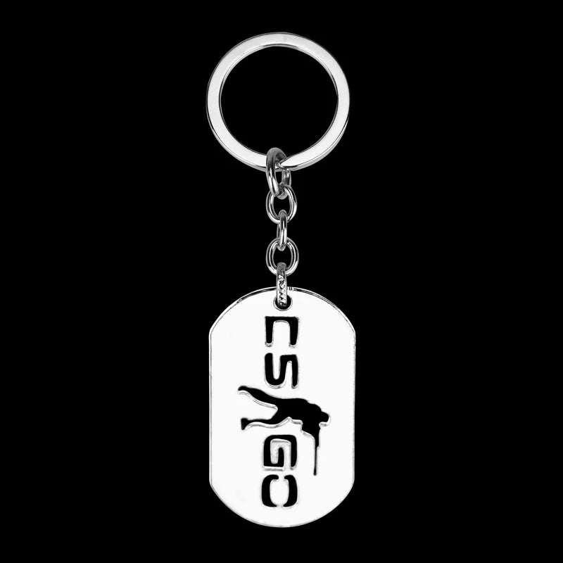 Game CS GO Medal Keychain Metal Pendant
