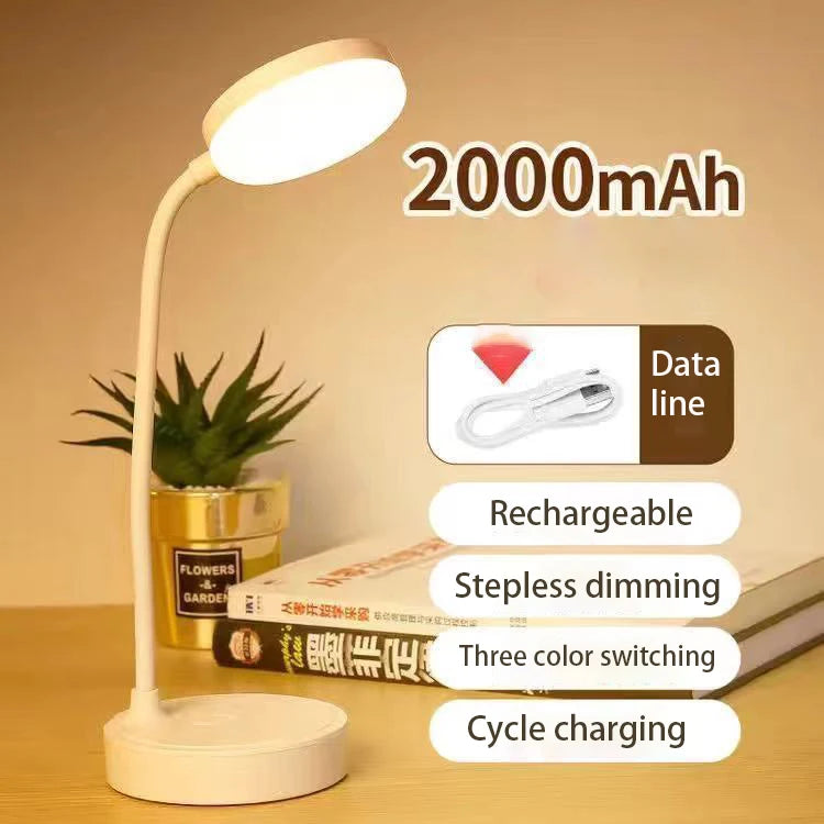 LED Desk Lamp Table Light Eye Protection For Bedroom Bedside