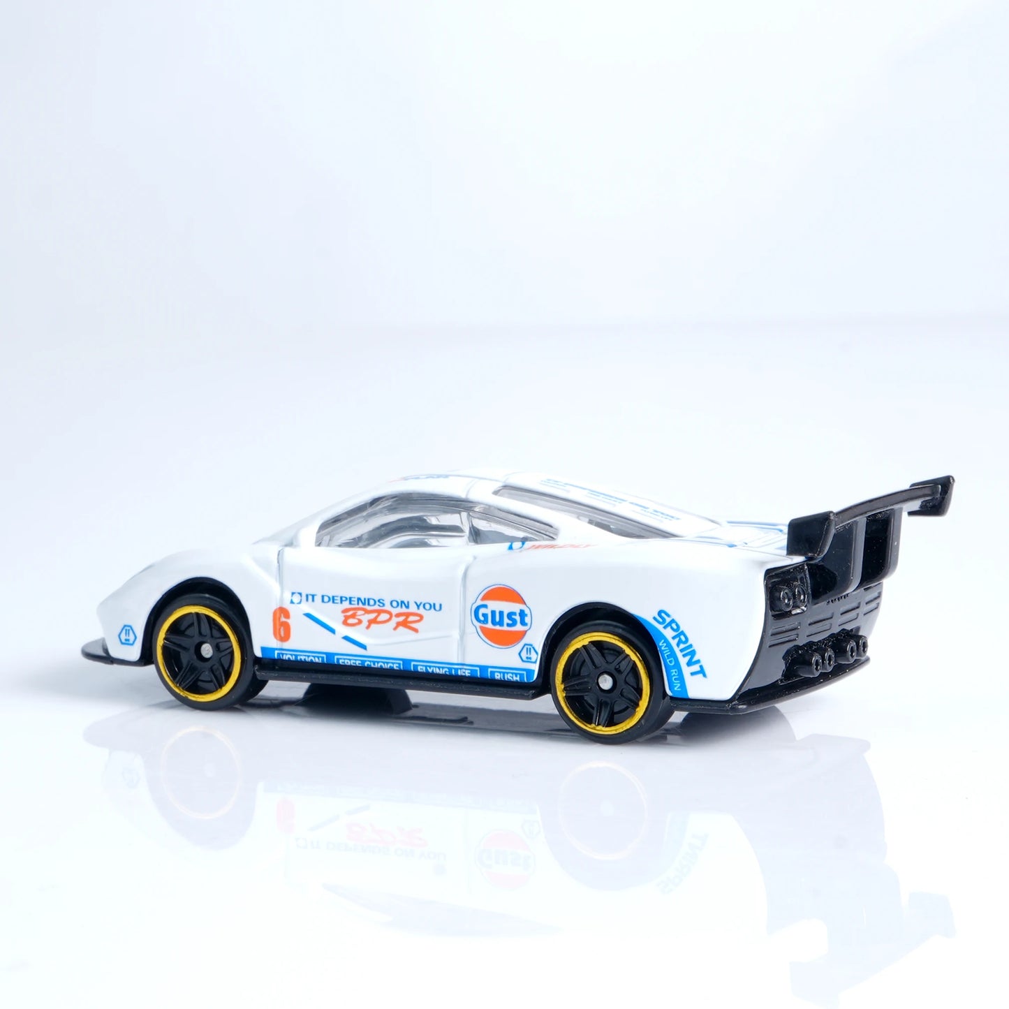 1:64 New Alloy Die-Cast Sports Printed Simulation Racing Car Model Toy Boys' Ornaments Desktop Display Collection Creative Gift Birthday Holiday