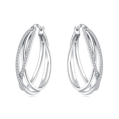 New Original Design High-End Silver-Plated Earrings For Women
