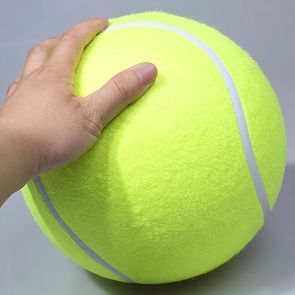 1pc Jumbo 9.5" Tennis Ball for Dogs - Durable Interactive Training Toy, Ideal for Large Breeds, No Batteries Needed - Perfect for Fetch & Play