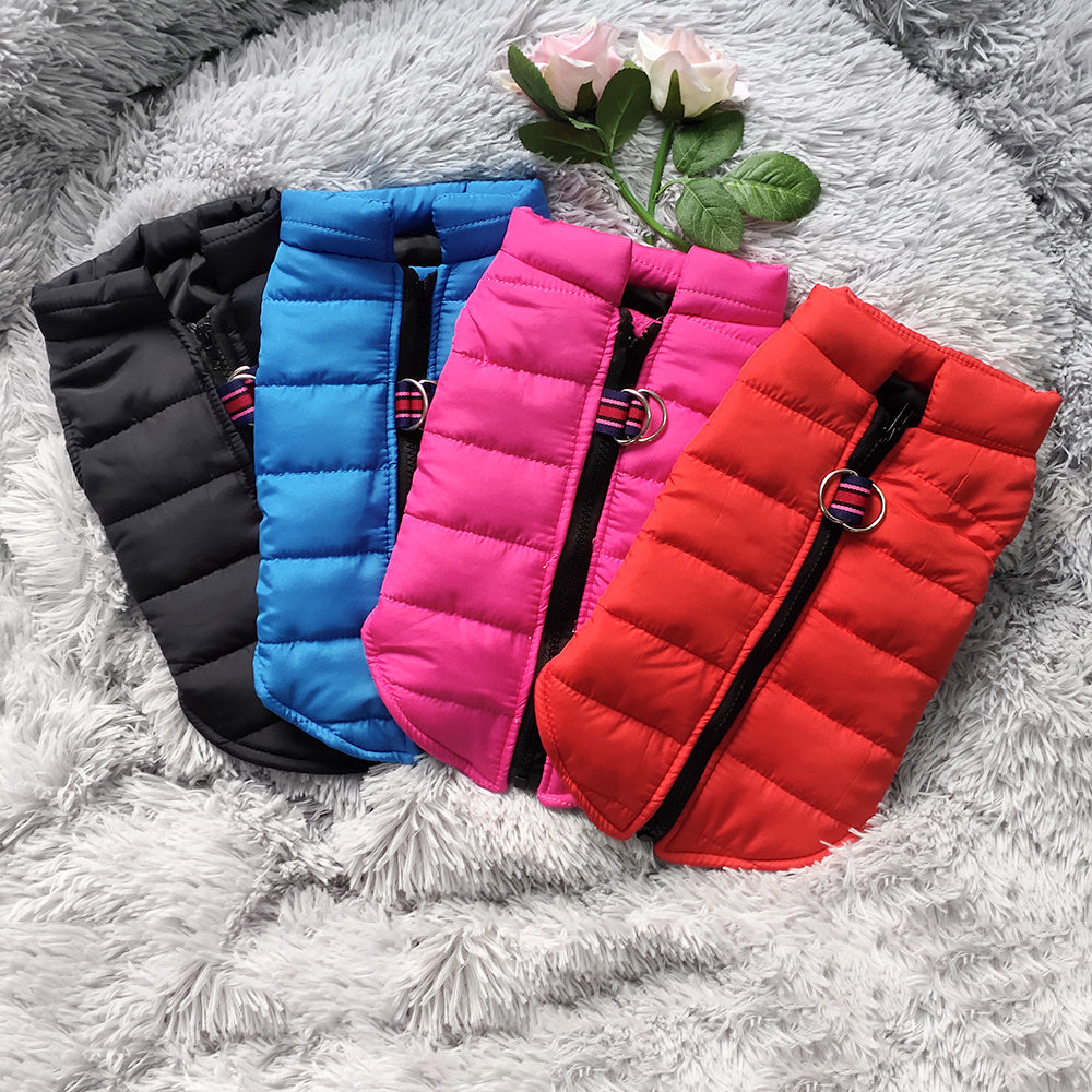 Waterproof Pet Jacket Winter Warm Dog Clothes for Small Dogs Puppy Cat Vest Pet Soft Coat Costume for Cold Weather Christmas Gift