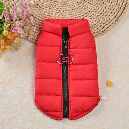 Waterproof Pet Jacket Winter Warm Dog Clothes for Small Dogs Puppy Cat Vest Pet Soft Coat Costume for Cold Weather Christmas Gift