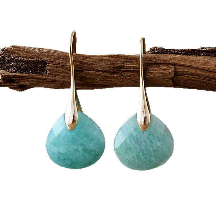 New Natural Crystal All-match Earrings