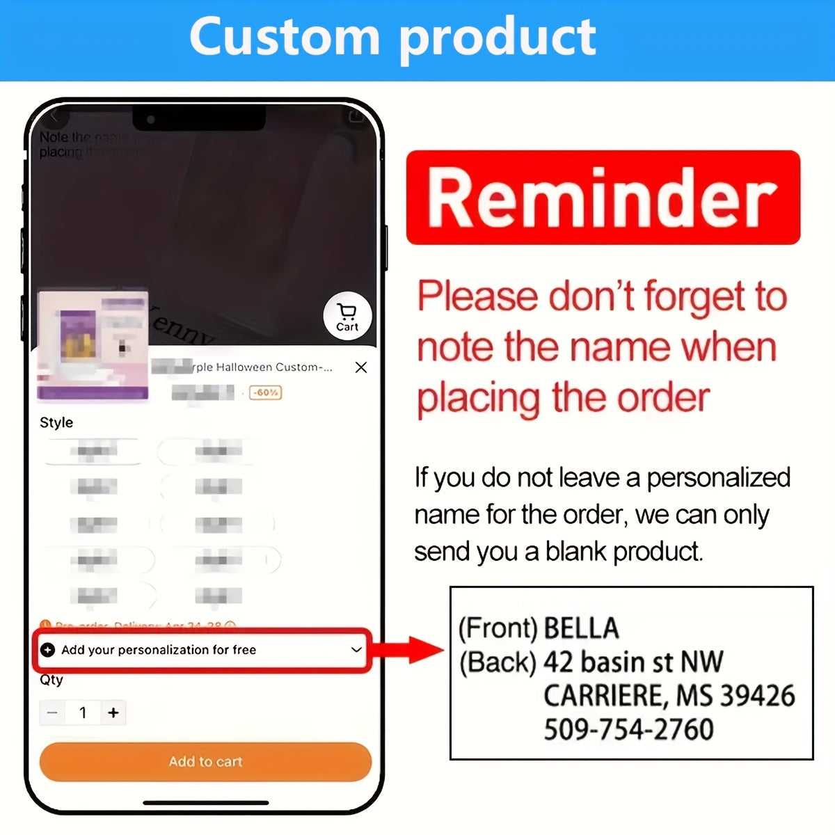 Custom Engraved Silvery Rose Golden Black Stainless Steel Dog Tag - Personalized Dog ID Tag for Dogs Collar - Bone Shaped Dog Name Tag