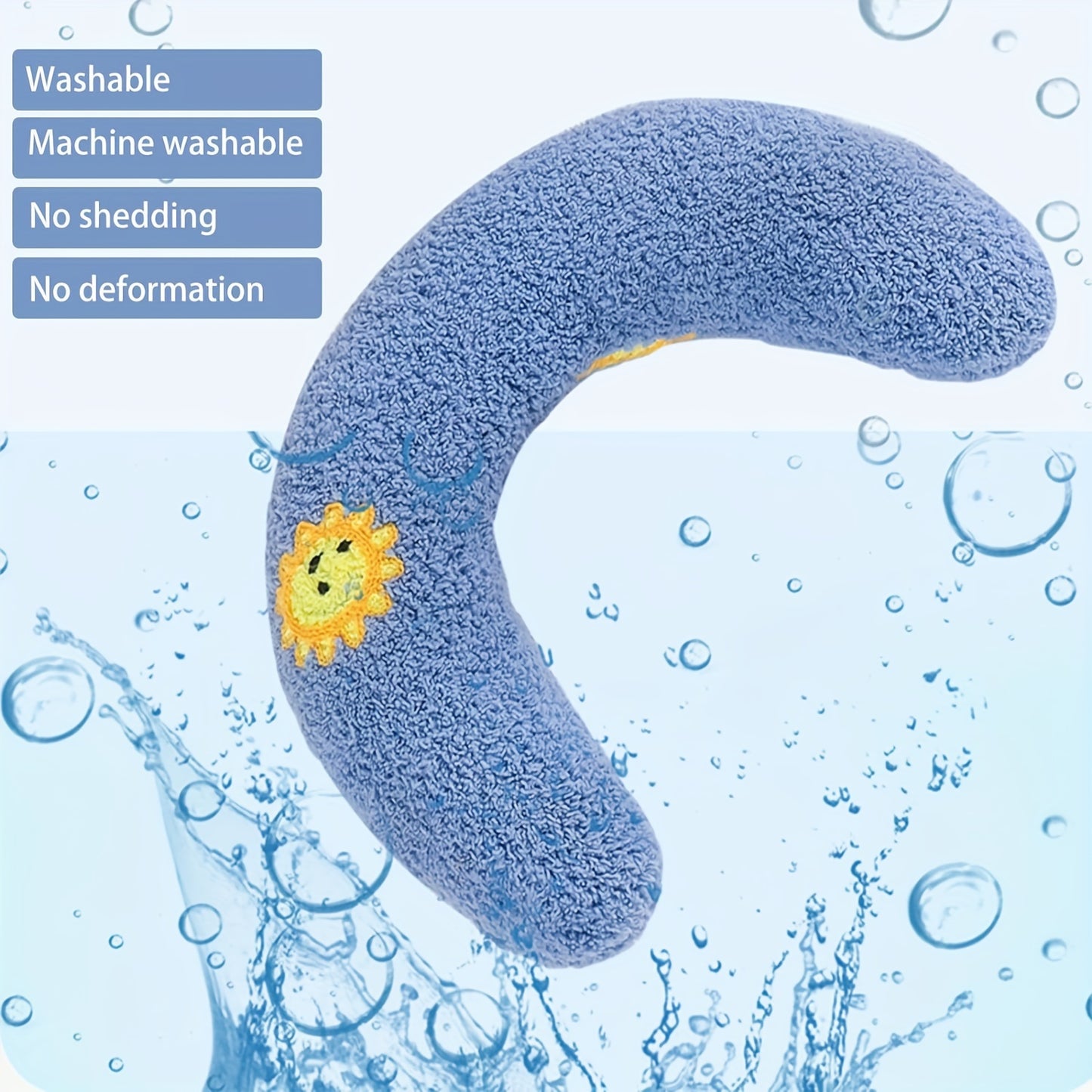 [Small Calming Pillow For Dogs] Dog Calming Pillow For Small Dogs, Calming Pillow For Dogs Calming Cervical Pillow For Small Dogs Pet Neck Pillow For Upper Spine And Calming Support, Sleeping Improve Machine Washable