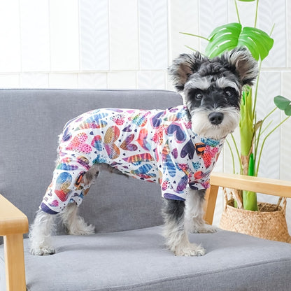 Cute Pet Pajamas for Small and Medium Dogs and Cats - Soft and Comfortable Jumpsuit for Your Furry Friend