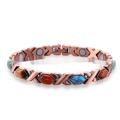 Retro Alloy Magnetic Bracelet For Women