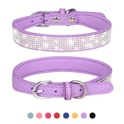 Rhinestone Dog Collar, Strong And Durable, Wear-resistant Dog Collar For Small Medium Large Dogs