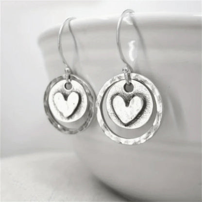 Fashionable Vintage Hollow Hoop Earrings