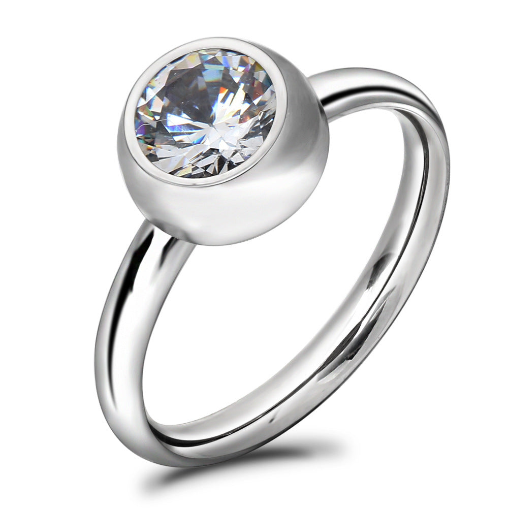 Detachable Women's Tail Fashionable Titanium Steel Ring