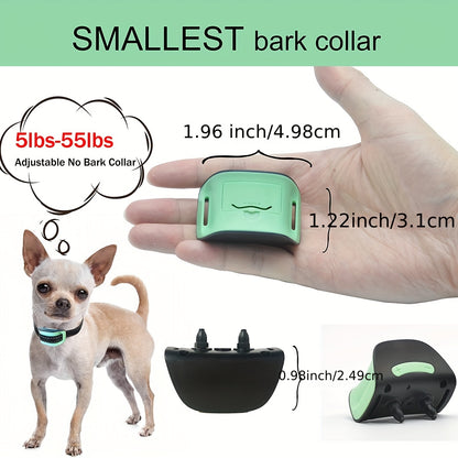 Gentle & Effective Bark Control: Battery-Powered Collar for Small/Medium Dogs - Peaceful Quiet Companion