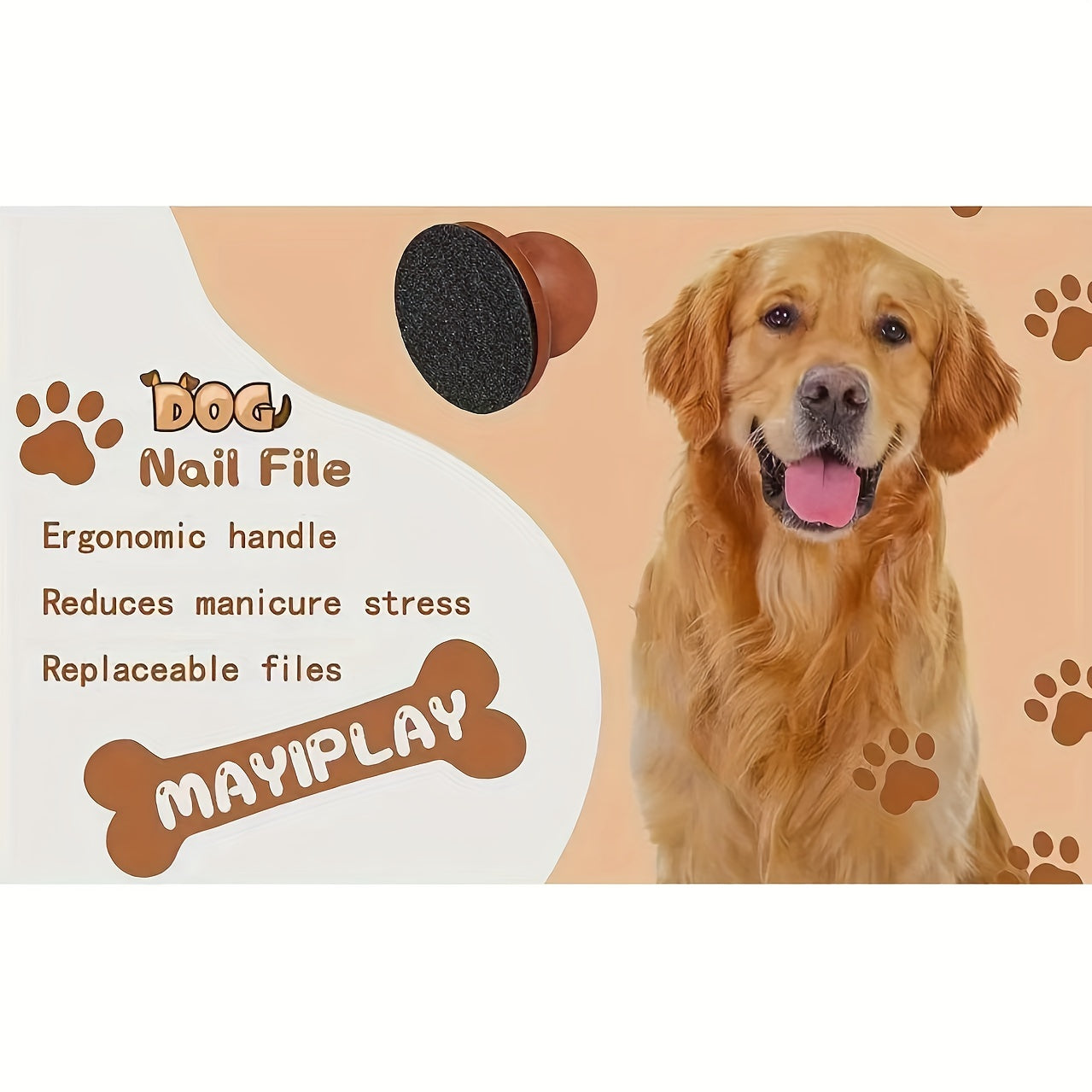 [Nail Care] Stress-Free Pet Nail Care | Dog Nail File | Scratch Square for Dogs | Durable PP Material