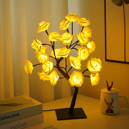 Bonsai Tree LED Light Room Decor Night Light USB Small Table Lamp For Dining Table Decoration Bedroom Atmosphere Decoration Autumn Thanksgiving Decoration Eid Al-Adha Mubarak