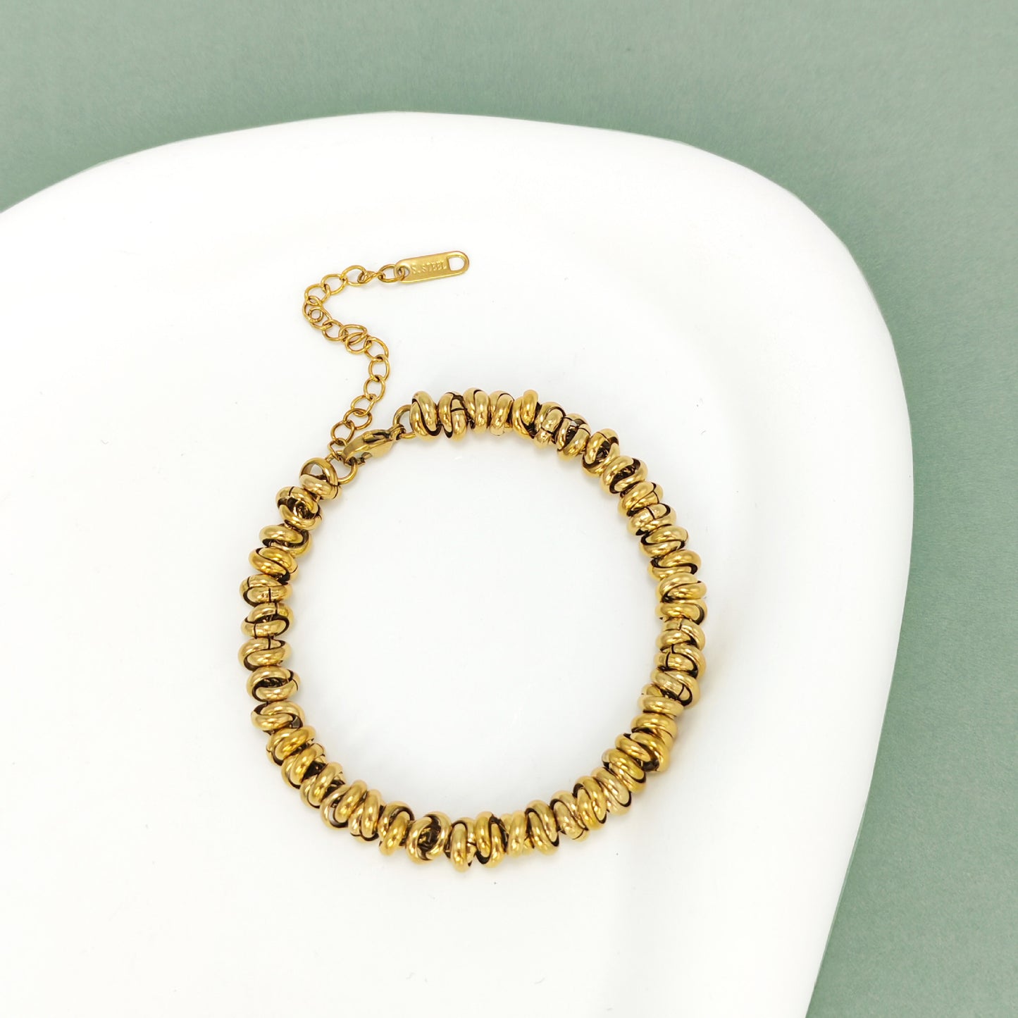 Circular Bead High-end Non Fading Bracelet