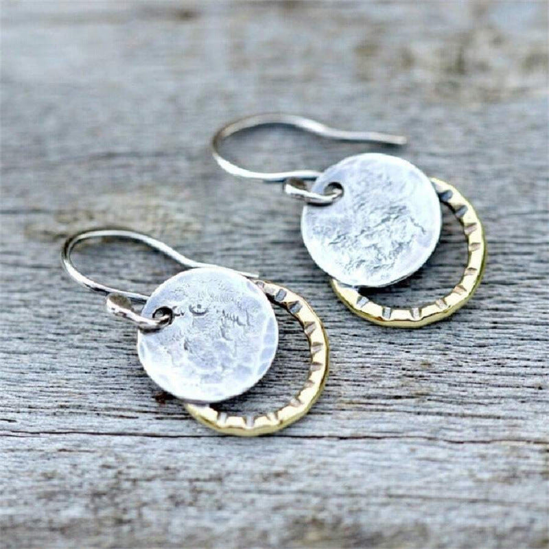 Fashionable Vintage Hollow Hoop Earrings