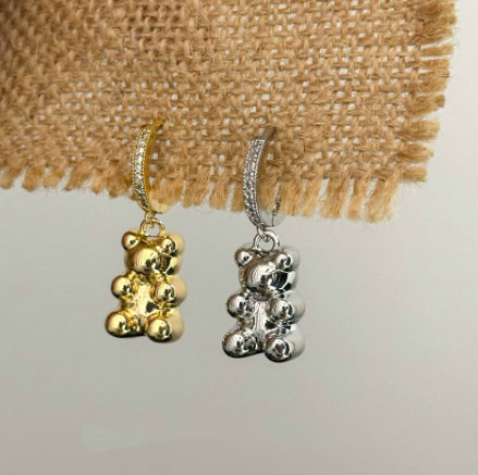New Arrival Earrings Dainty Luxury Bear Design Niche And Unique