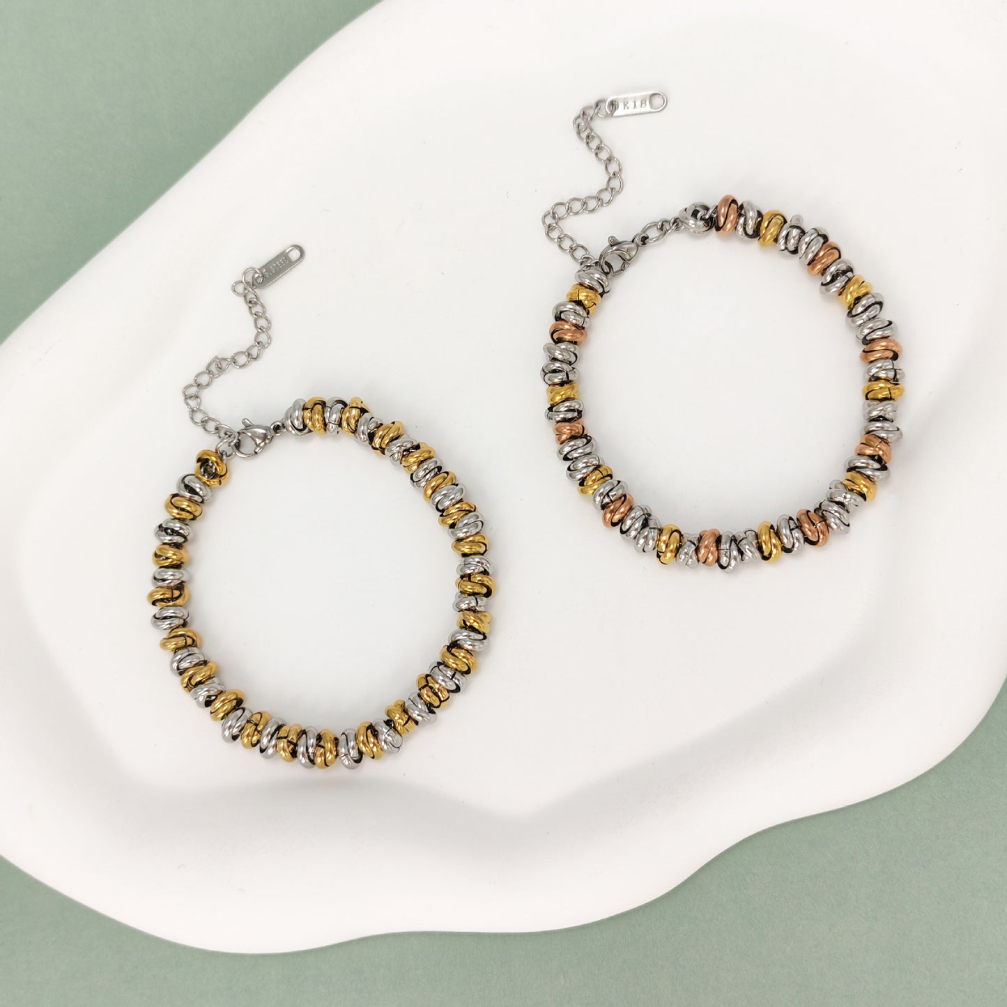 Circular Bead High-end Non Fading Bracelet