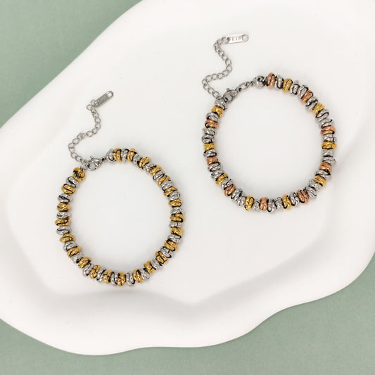 Circular Bead High-end Non Fading Bracelet