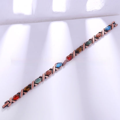 Retro Alloy Magnetic Bracelet For Women
