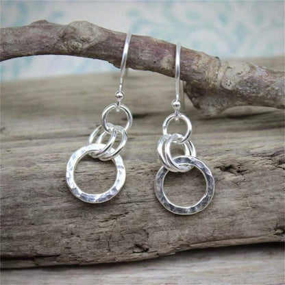 Fashionable Vintage Hollow Hoop Earrings