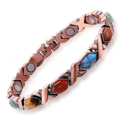 Retro Alloy Magnetic Bracelet For Women
