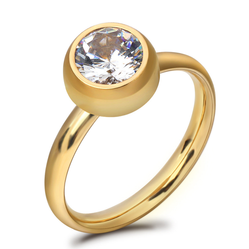 Detachable Women's Tail Fashionable Titanium Steel Ring