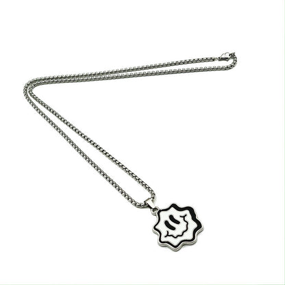 Wave Face Necklace Hip-hop Pendant Popular Jewelry Funny Street Accessories