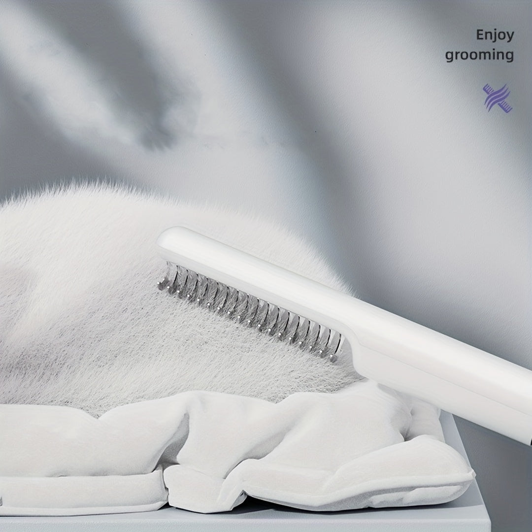 1pc Premium Pet Grooming Comb - Effortless Detangling & Undercoat Reduction - Safe for Sensitive Skin, Dogs & Cats - Promotes Healthy Coat - Ideal for Daily Grooming