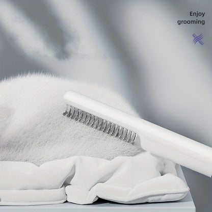 1pc Premium Pet Grooming Comb - Effortless Detangling & Undercoat Reduction - Safe for Sensitive Skin, Dogs & Cats - Promotes Healthy Coat - Ideal for Daily Grooming