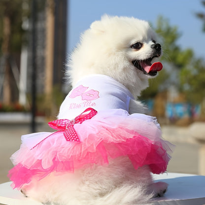 1pc Adorable Tutu Dress for Small Dogs - Soft, Comfortable, and Cute Costume for Pet Party, Photo Shoot, and Daily Wear - Perfect for Birthday, Halloween, and Christmas Celebrations