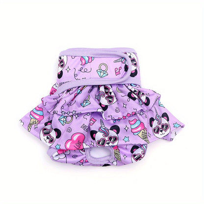 Reusable Washable Female Dog Diapers - High Absorbency and Leak-Proof for Puppies and Adult Dogs - Perfect for House Training and Incontinence