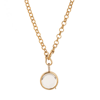 Retro Personalized Picture Box Pendant