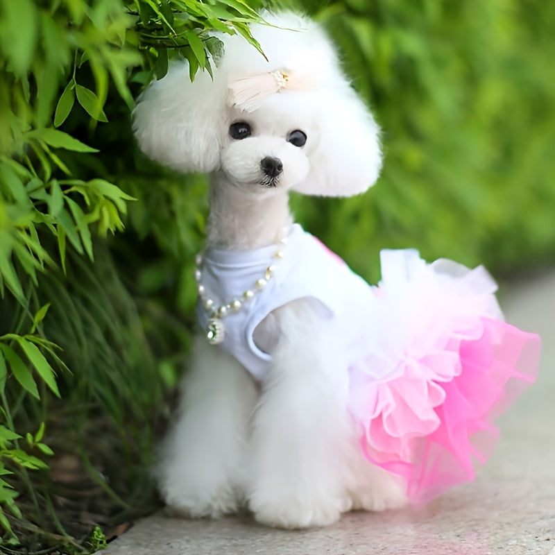 1pc Adorable Tutu Dress for Small Dogs - Soft, Comfortable, and Cute Costume for Pet Party, Photo Shoot, and Daily Wear - Perfect for Birthday, Halloween, and Christmas Celebrations