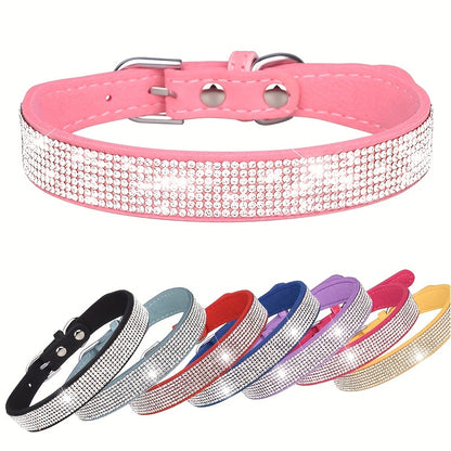 Rhinestone Dog Collar, Strong And Durable, Wear-resistant Dog Collar For Small Medium Large Dogs