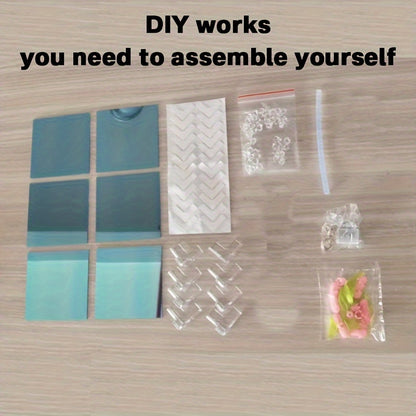 1pc DIY Tulip Lamp - Self-Assembled Night Light with Simulated Flower Design - Unique Valentine's Day, Birthday, Halloween, Christmas Gift for Creative Bedroom Decoration