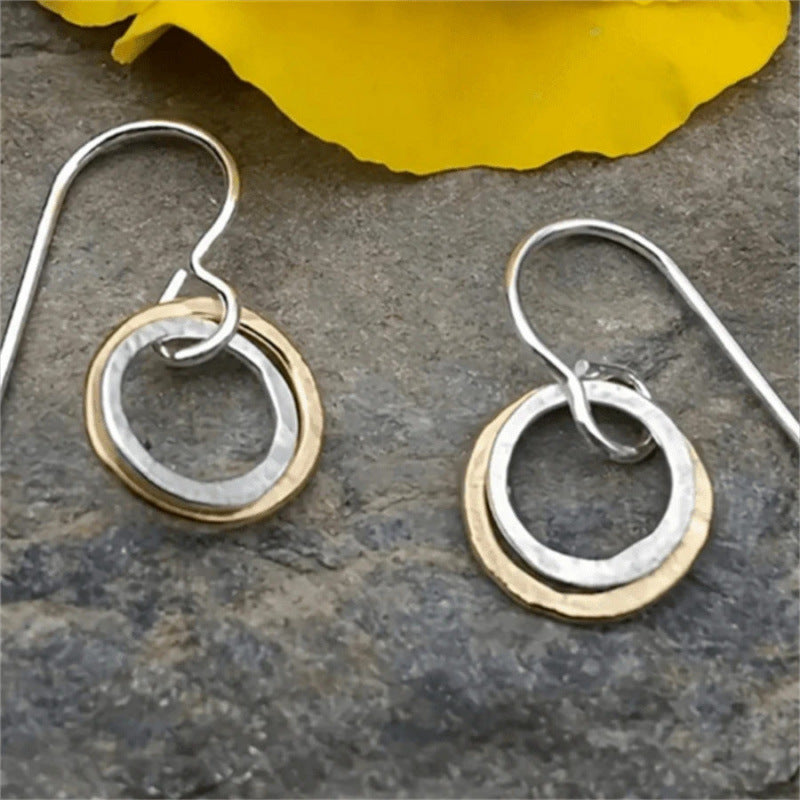 Fashionable Vintage Hollow Hoop Earrings