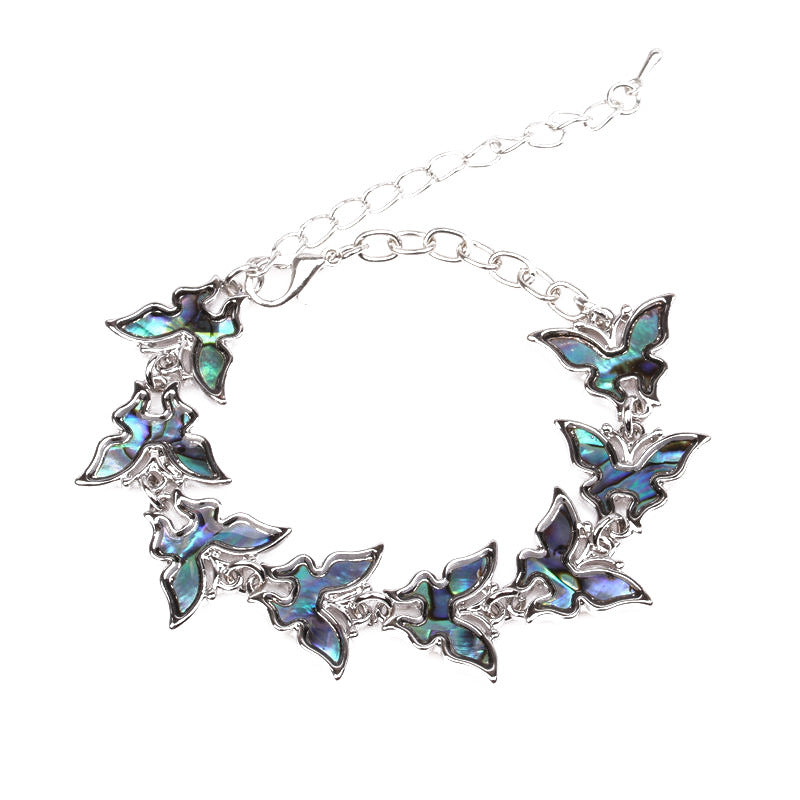 Love Cross Bracelet DIY Abalone Shell Bracelet