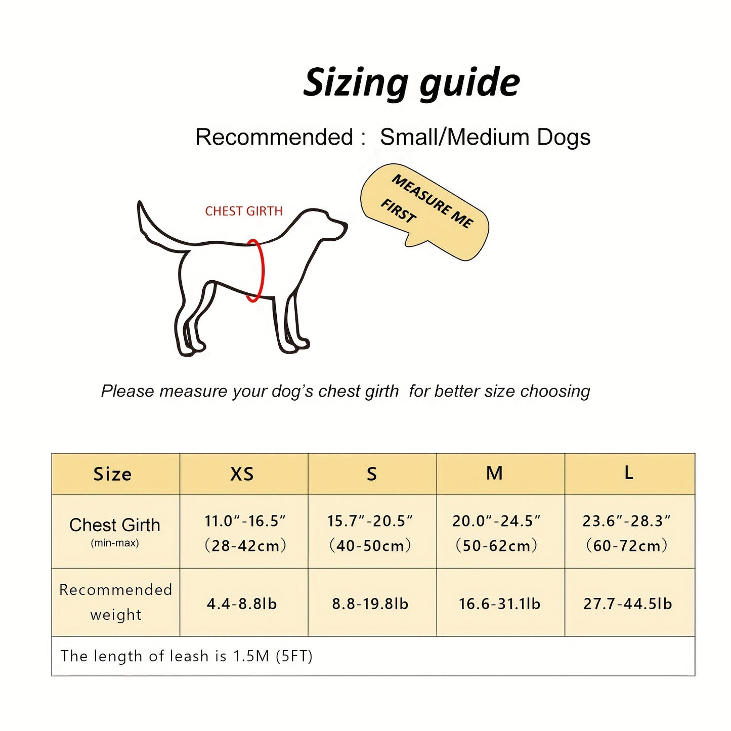 Gray Comfortable Breathable Adjustable Reflective Dog Harness Vest - Polyester, Nighttime Safety Leash Set for Small to Medium Dogs