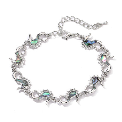 Love Cross Bracelet DIY Abalone Shell Bracelet