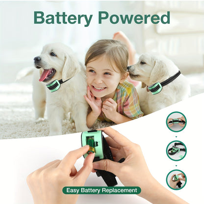 Gentle & Effective Bark Control: Battery-Powered Collar for Small/Medium Dogs - Peaceful Quiet Companion