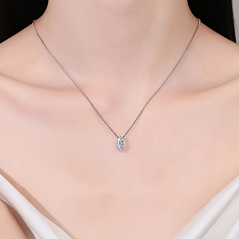 Lxalry Women's Handmade Zircon Necklace Is A Perfect Gift For Women Birthday, Anniversary, Christmas Gift, Wife Gift, Wedding Birthday, Anniversary Jewelry, Mom, Girlfriend
