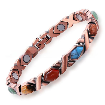 Retro Alloy Magnetic Bracelet For Women