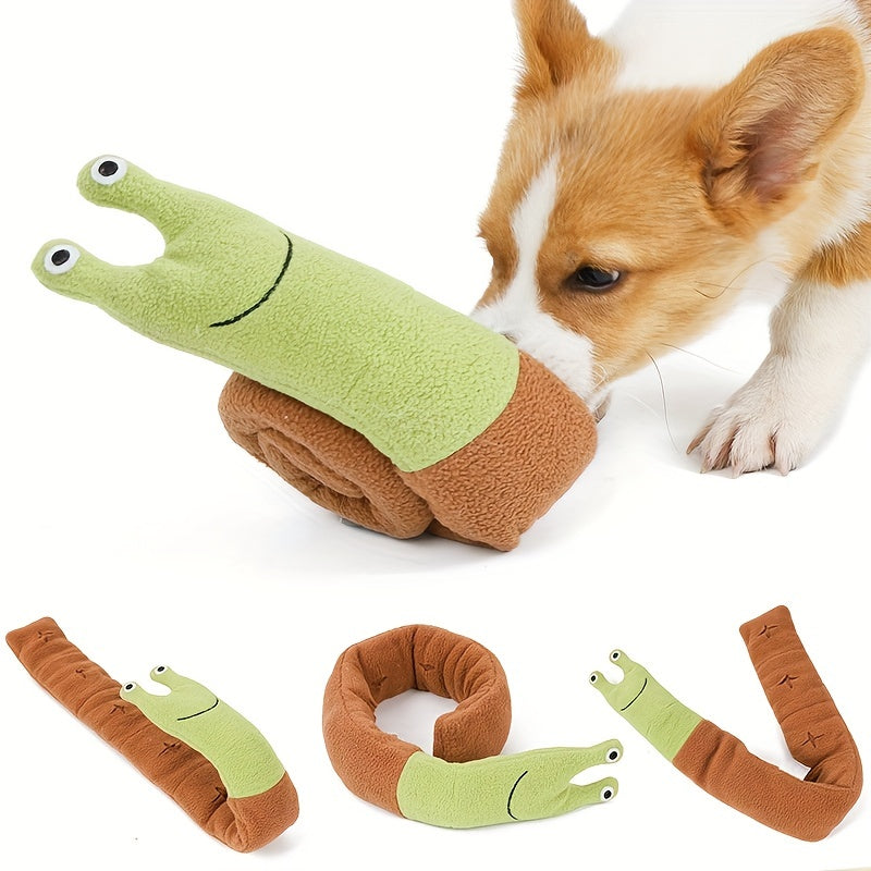 Snuffle Buddy Plush Toy - Interactive Puzzle Treat Dispenser and Slow Feeder for Dogs - Engaging Snuffle and Play Experience with Adjustable Difficulty Levels