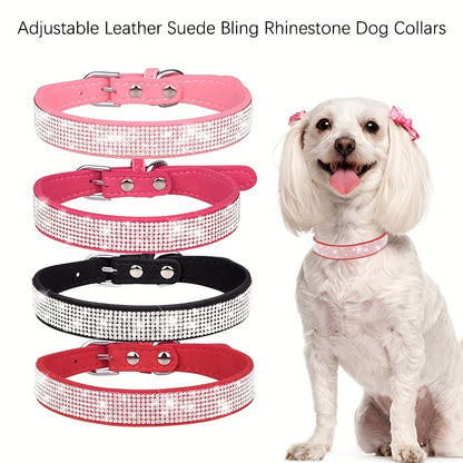 Rhinestone Dog Collar, Strong And Durable, Wear-resistant Dog Collar For Small Medium Large Dogs