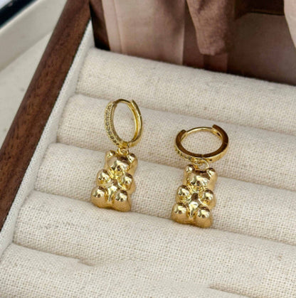 New Arrival Earrings Dainty Luxury Bear Design Niche And Unique