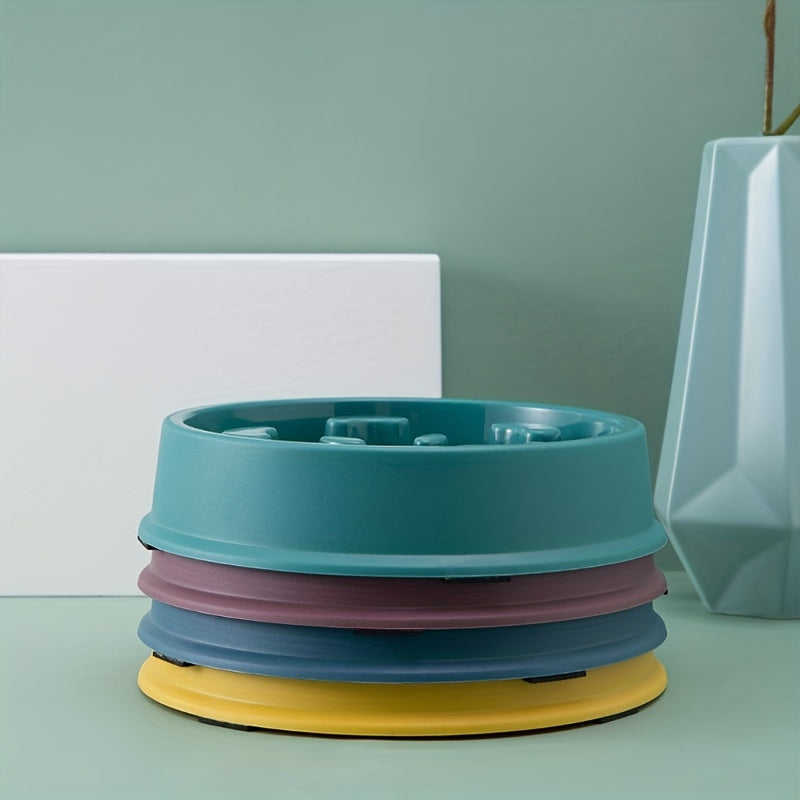 Healthy & Calm Eating: Anti-Choke, Non-Slip Slow Feeder Bowl for Dogs - Enhances Safe Eating Habits